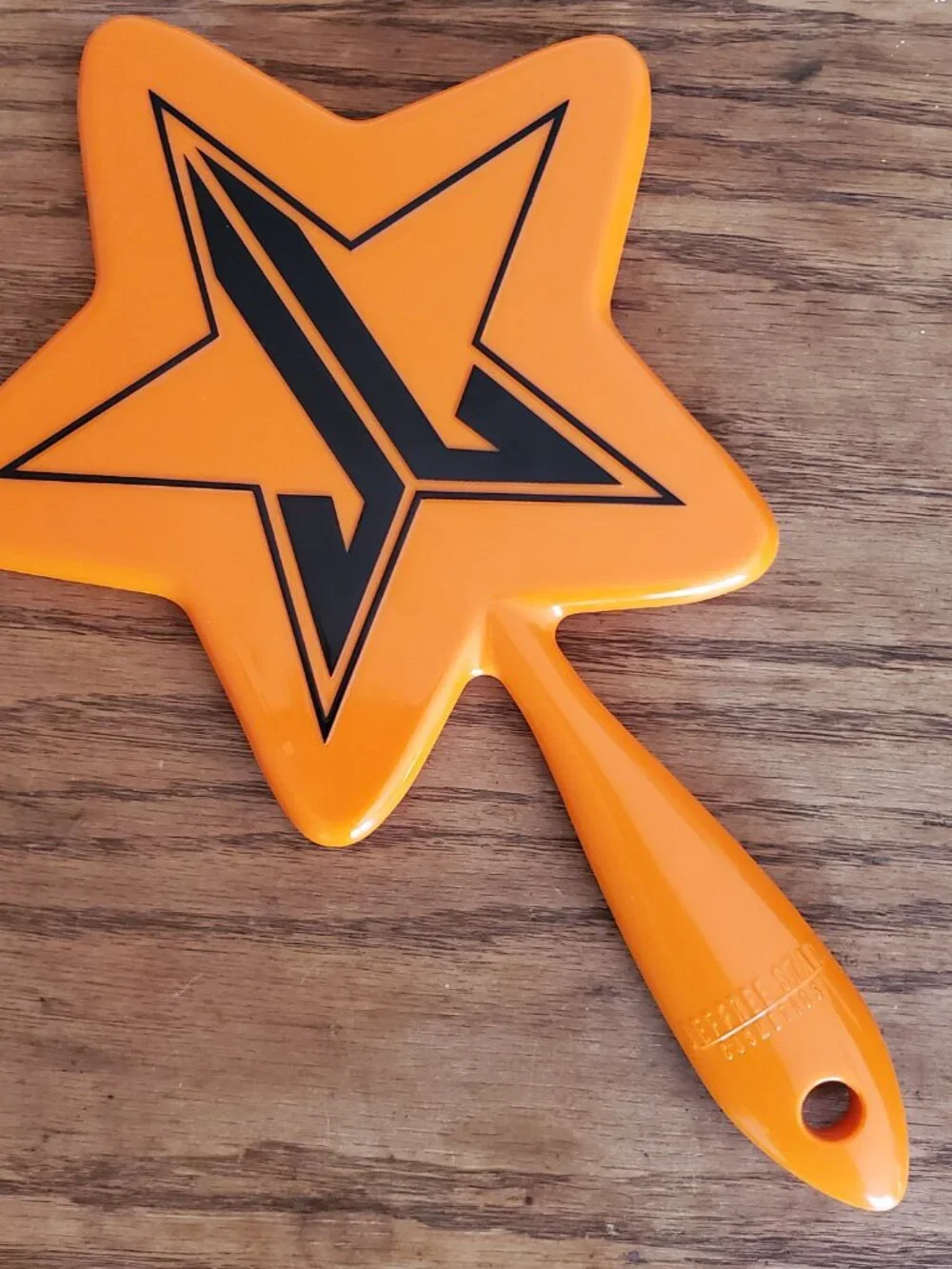 Jeffree Star Orange & Black Halloween Personal Hand Mirror Halloween Exclusive